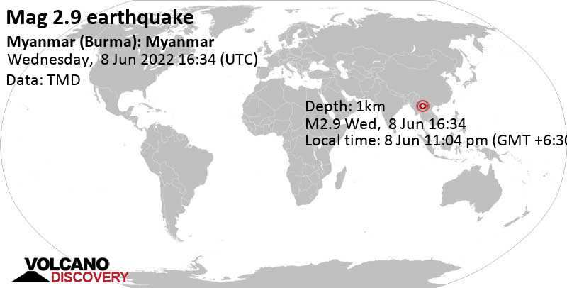 Earthquake epicenter map myanmar