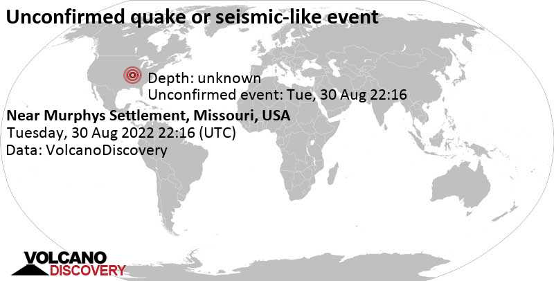 Largest us earthquake missouri