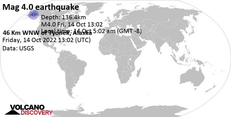 Quake info: Light mag. 4.0 earthquake