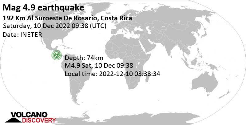 Quake Info Light Mag 4 9 Earthquake North Pacific Ocean 262 Km   Quakemap2 7250674 