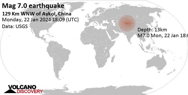 Major Magnitude 7 0 Earthquake 137 Km West Of New Aksu Aksu Diqu   Quakemap2 8799848 