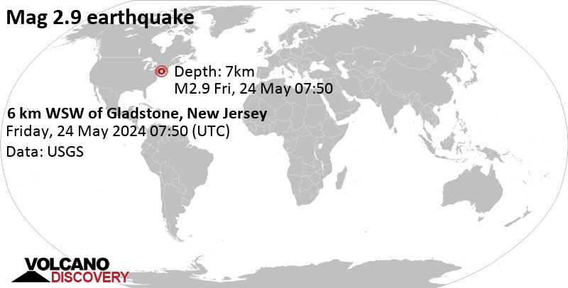 Minor Earthquake Shakes New Jersey