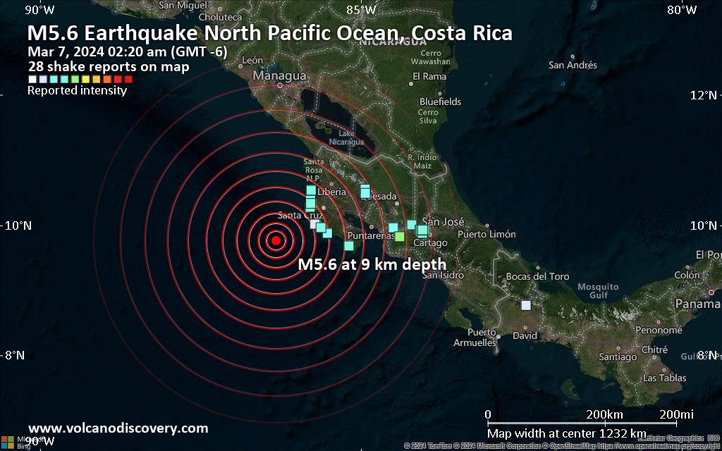 Costa Rica Earthquake: Panama Quake Shakes San José And Southern Zone