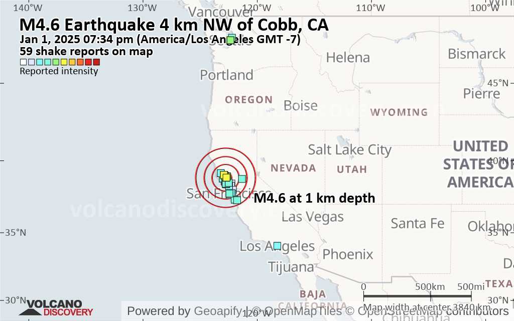 Earthquake today santa rosa