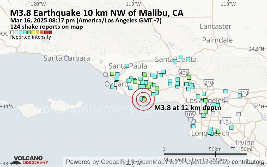 Earthquake today thousand oaks