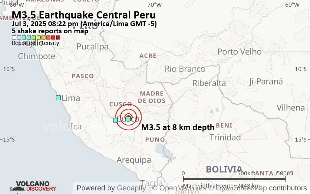 Light Mag 3 5 Earthquake 11 - Shakemap Ter 21924439 