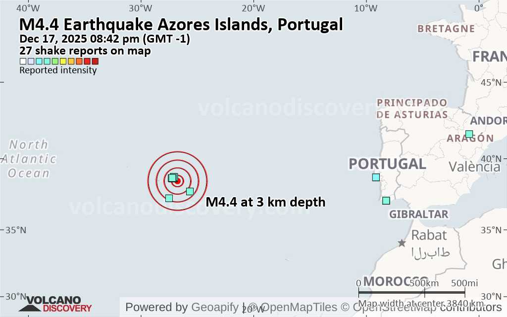 Moderate Mag 4 4 Earthquake 46 Km Southeast Of Angra Do Heroismo moderate-mag-4-4-earthquake-46-km-southeast-of-angra-do-heroismo