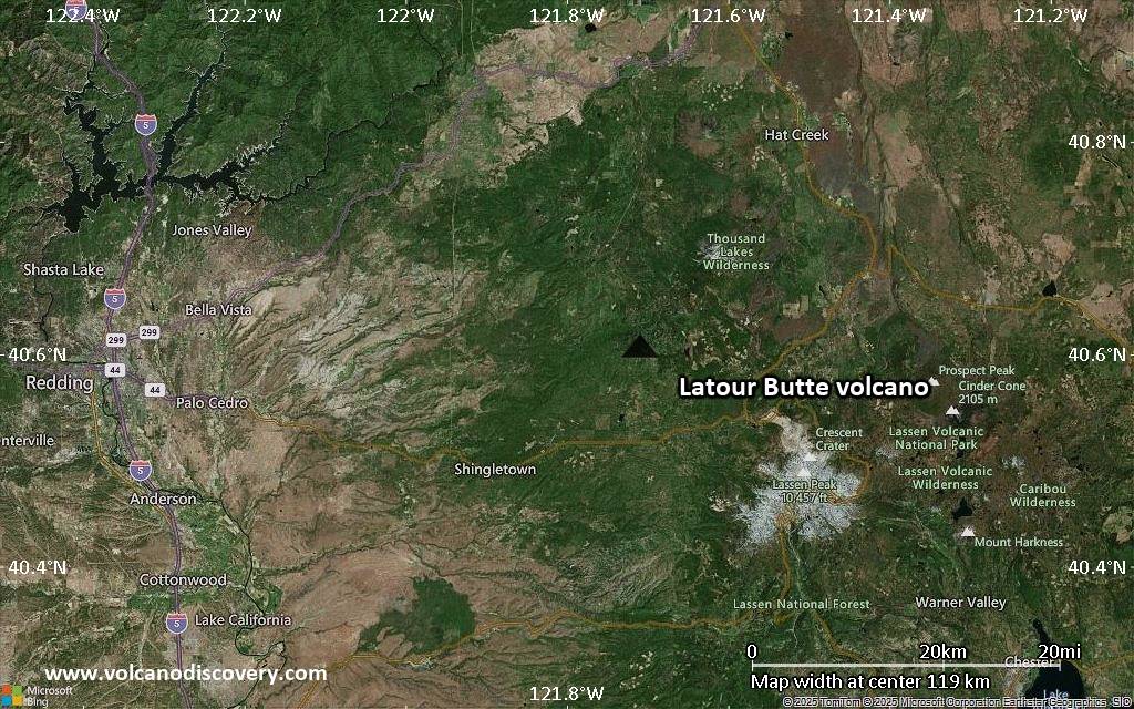 Butte Volcano Latour Butte volcano (California, United States) facts & information ...