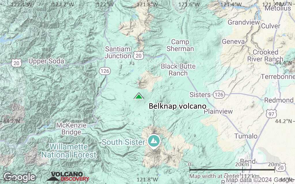 Terrain-type map of Belknap volcano (local scale small)