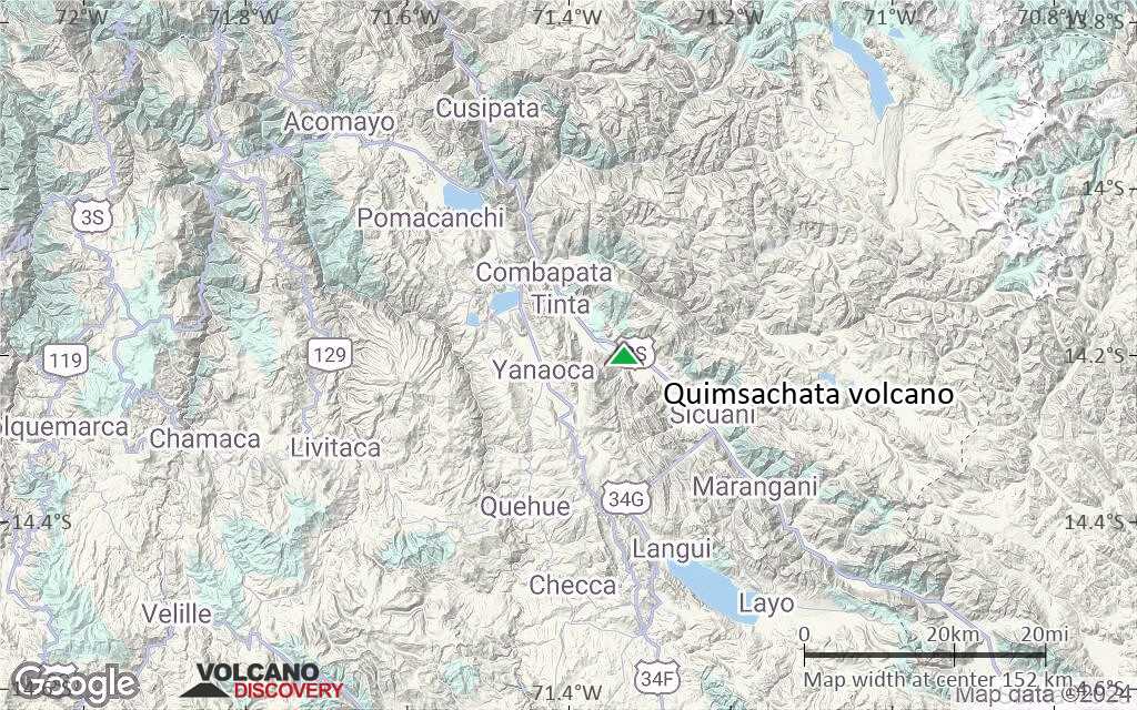 Terrain-type map of Quimsachata volcano (local scale small)