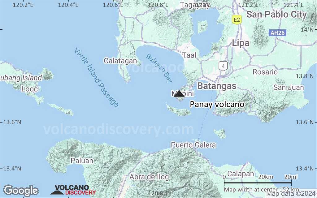 Terrain-type map of Panay volcano (local scale small)