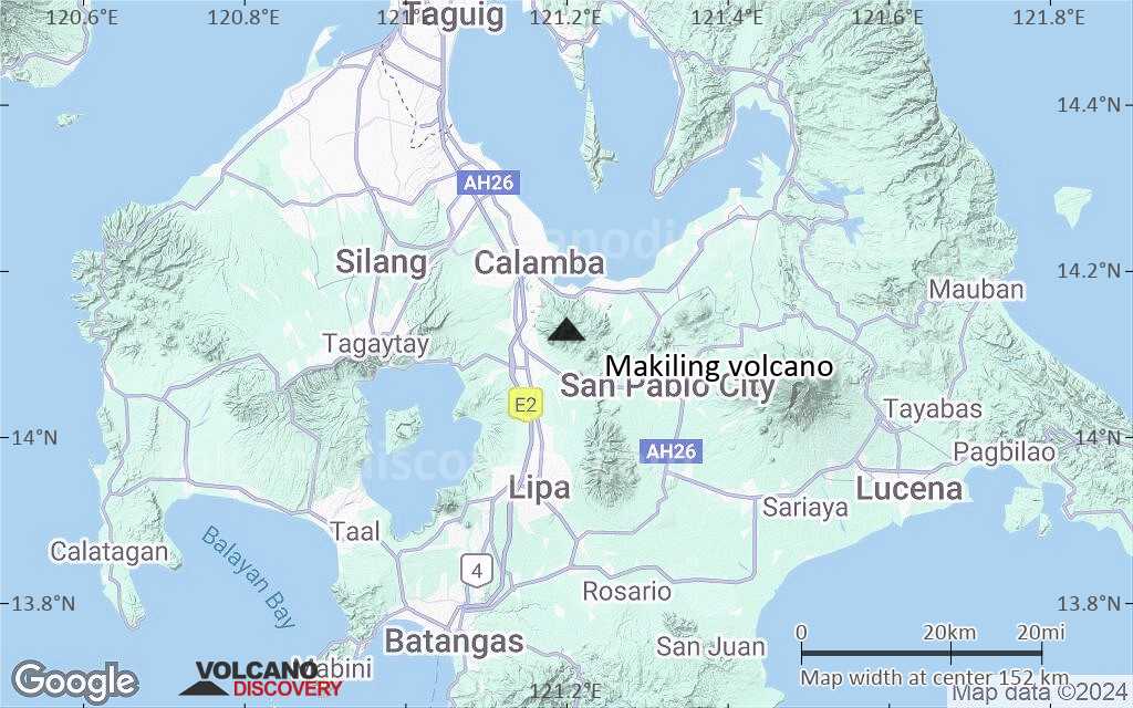 Terrain-type map of Makiling volcano (local scale small)
