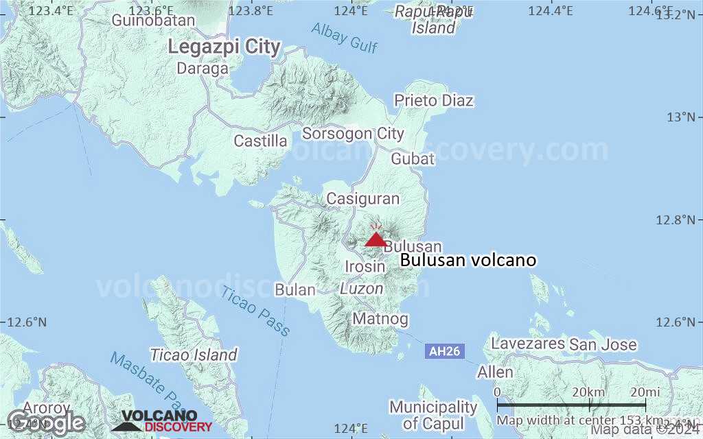 Terrain-type map of Bulusan volcano (local scale small)
