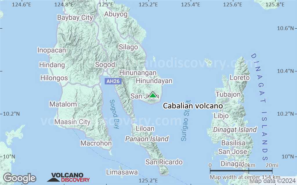 Terrain-type map of Cabalian volcano (local scale small)