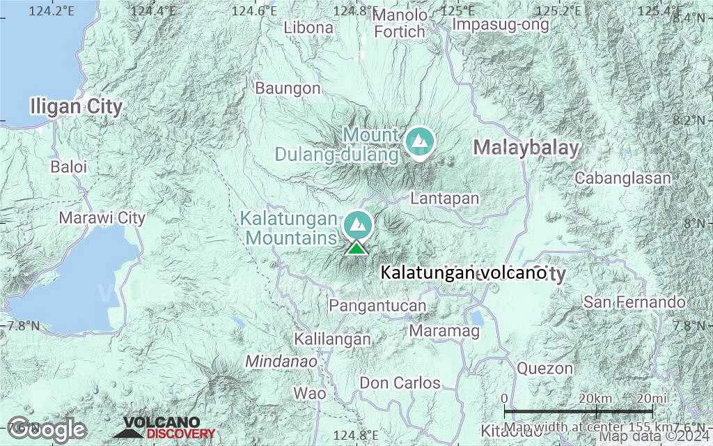 Terrain-type map of Kalatungan volcano (local scale small)