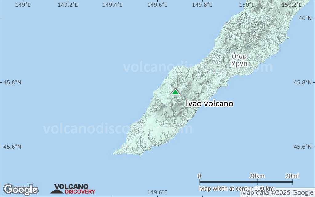 Terrain-type map of Ivao volcano (local scale small)