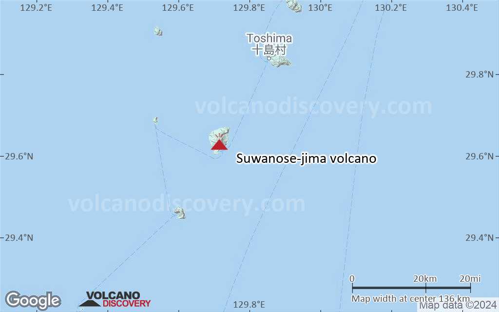 Terrain-type map of Suwanose-jima volcano (local scale small)