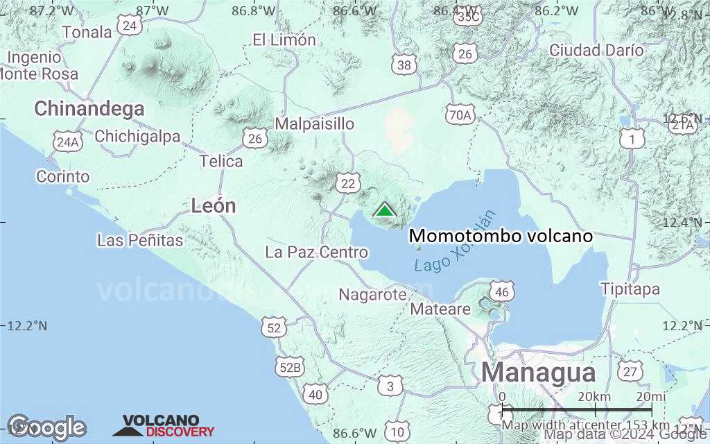 Terrain-type map of Momotombo volcano (local scale small)