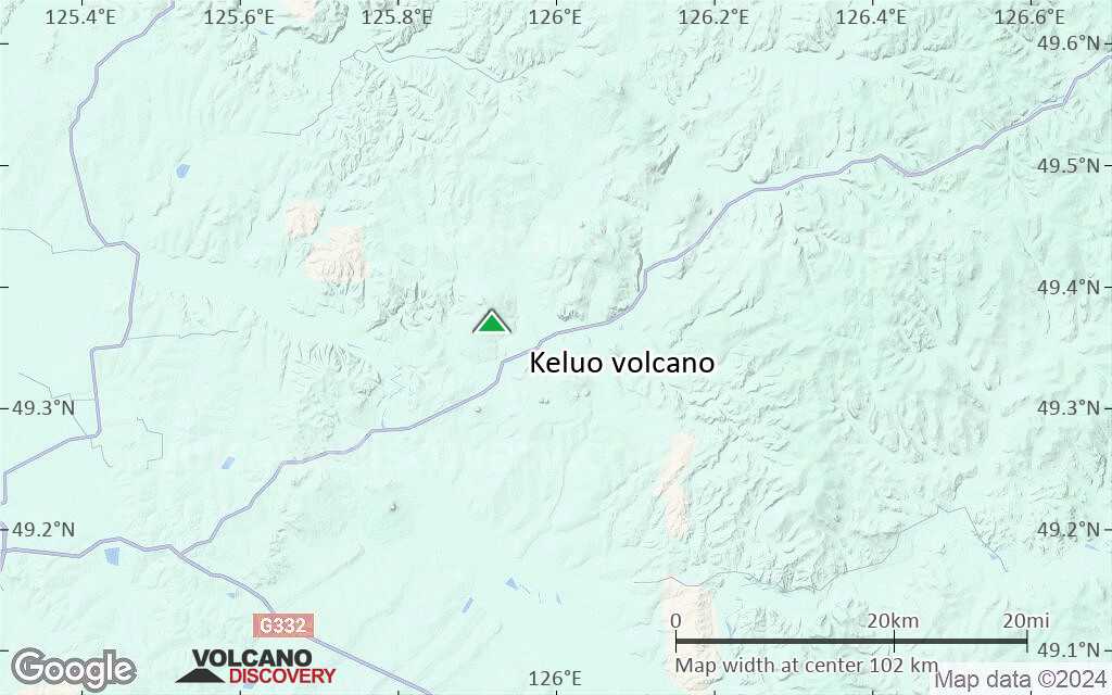 Terrain-type map of Keluo volcano (local scale small)