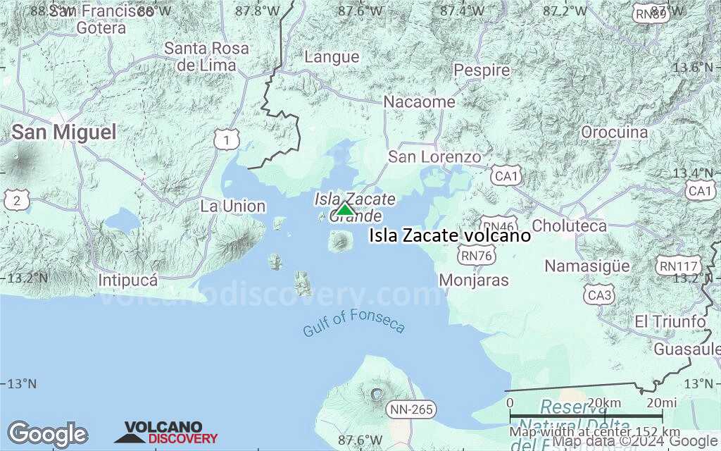 Terrain-type map of Isla Zacate volcano (local scale small)
