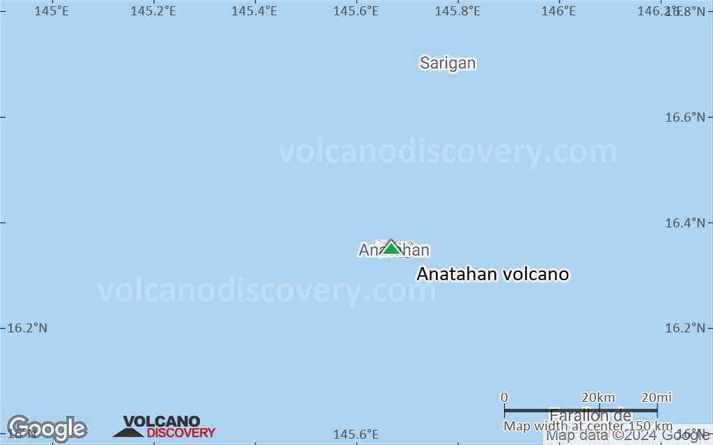 Terrain-type map of Anatahan volcano (local scale small)