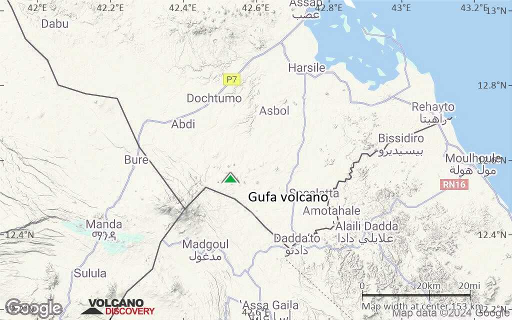 Terrain-type map of Gufa volcano (local scale small)