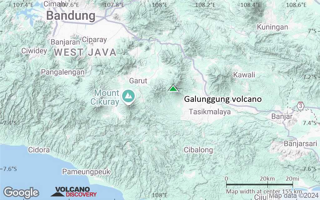 Terrain-type map of Galunggung volcano (local scale small)