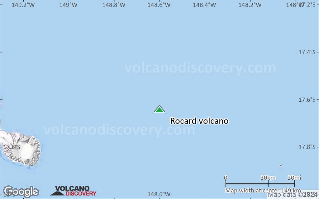 Terrain-type map of Rocard volcano (local scale small)
