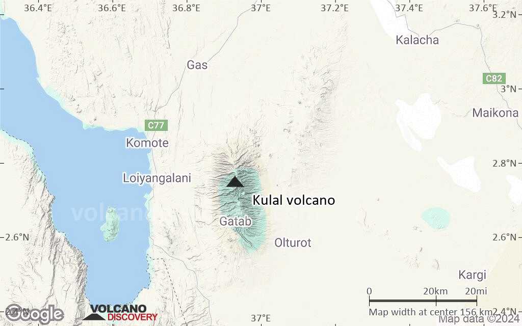 Terrain-type map of Kulal volcano (local scale small)
