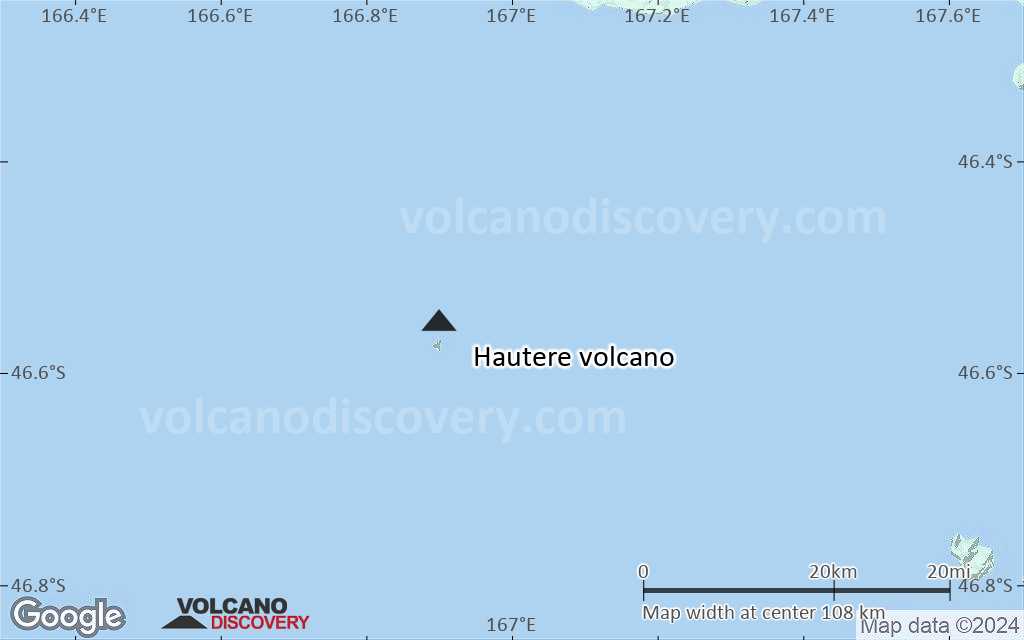 Terrain-type map of Hautere volcano (local scale small)