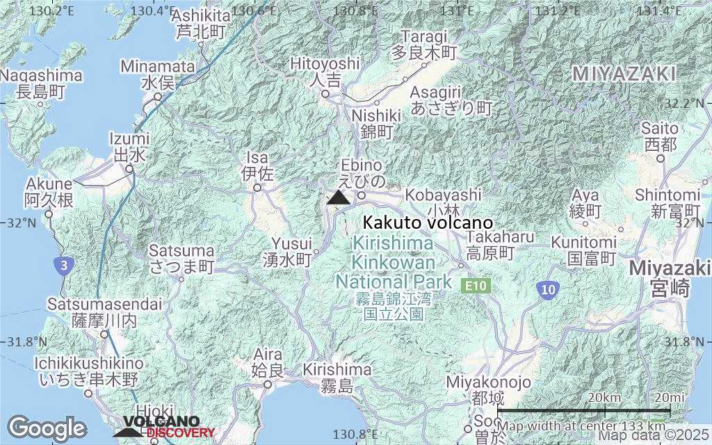 Terrain-type map of Kakuto volcano (local scale small)