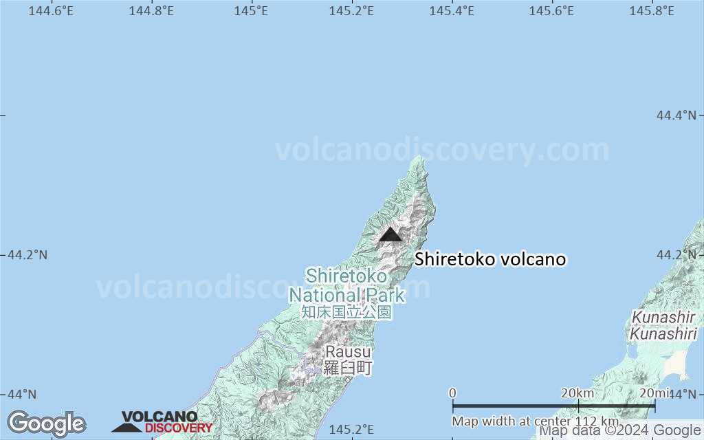 Terrain-type map of Shiretoko volcano (local scale small)