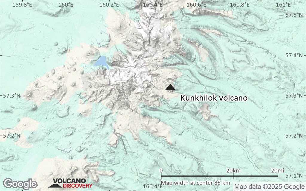 Terrain-type map of Kunkhilok volcano (local scale small)