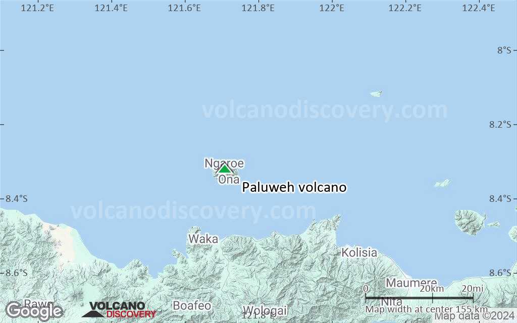 Terrain-type map of Paluweh volcano (local scale small)