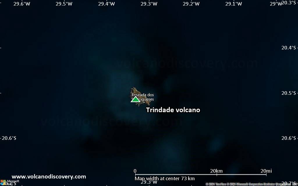 Trindade Volcano, Central Atlantic Ocean, Brazil - Facts Trindade Volcano, Central Atlantic Ocean, Brazil - Facts