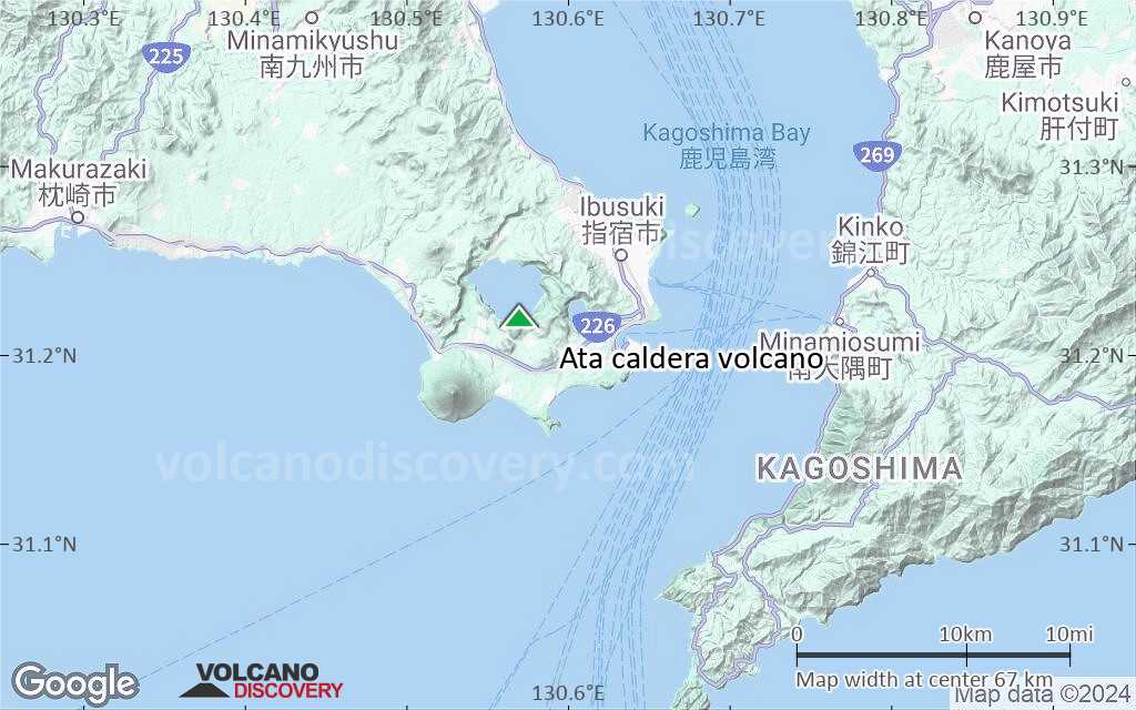 Ata caldera, Kyushu, Japan: facts & information | VolcanoAdventures