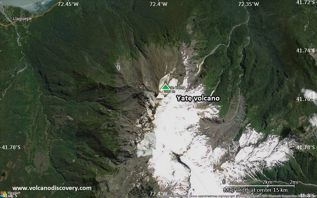 Satellite/aerial-type map of Yate volcano (scale of approx. 10-20 km)
