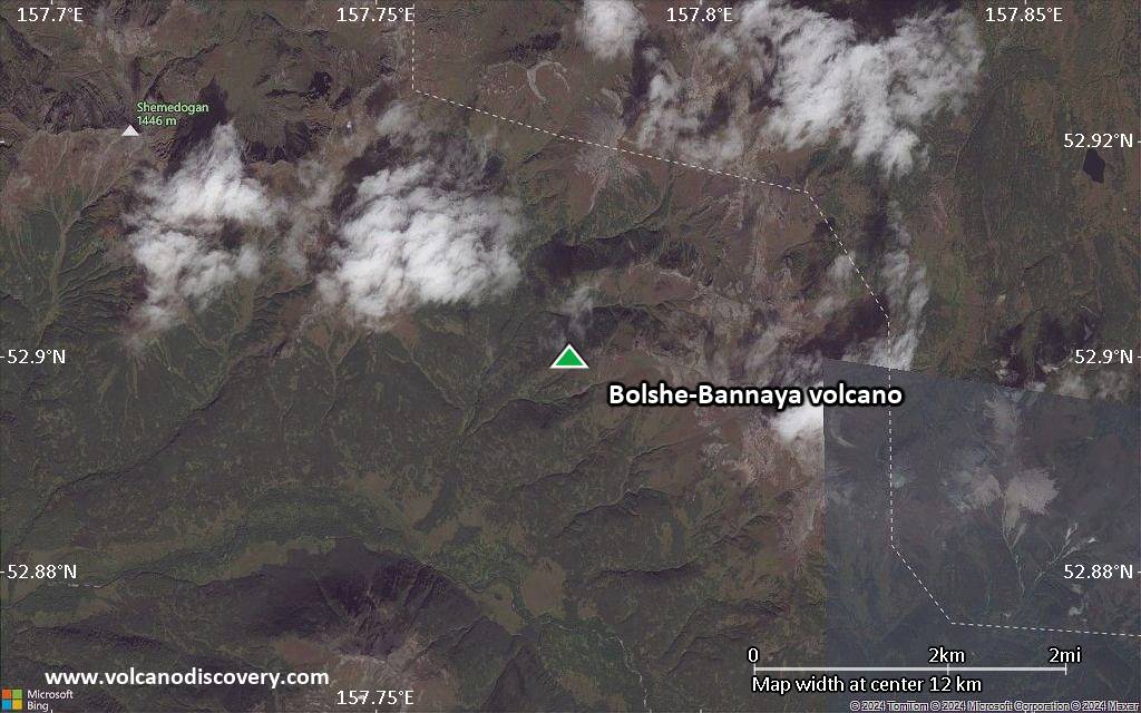 Bolshe-Bannaya Volcano, Kamchatka, Russia - facts & information ...