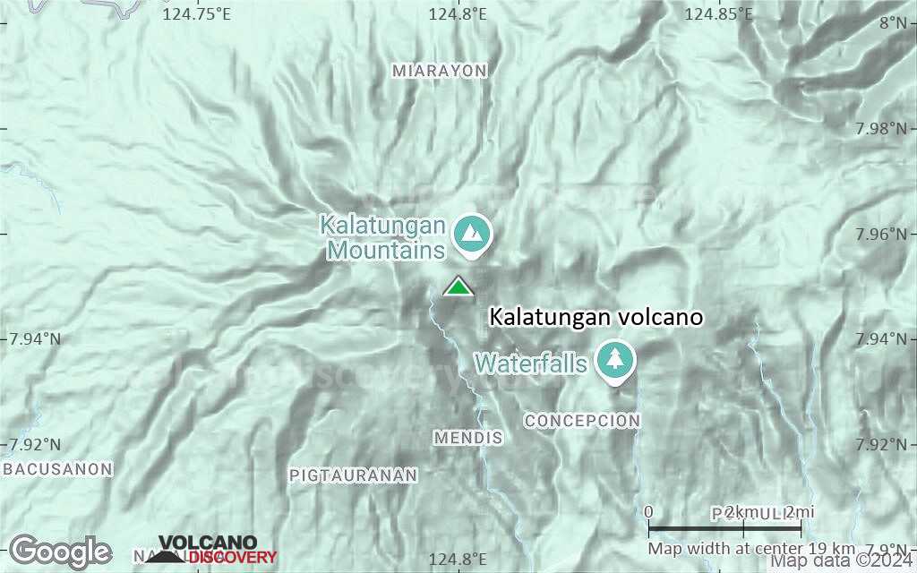Terrain-type map of Kalatungan volcano (scale of approx. 10-20 km)