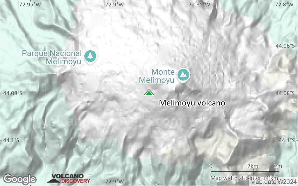 Terrain-type map of Melimoyu volcano (scale of approx. 10-20 km)