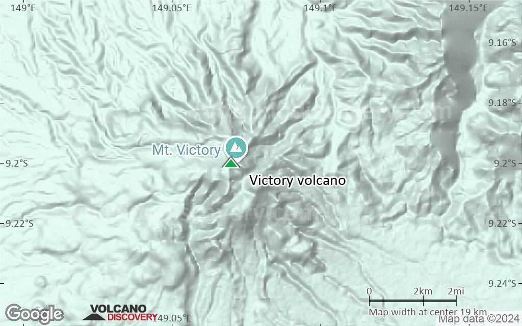 Terrain-type map of Victory volcano (scale of approx. 10-20 km)