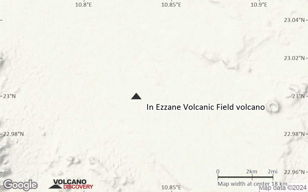 In Ezzane Volcanic Field Volcano, Algeria/Niger - Facts