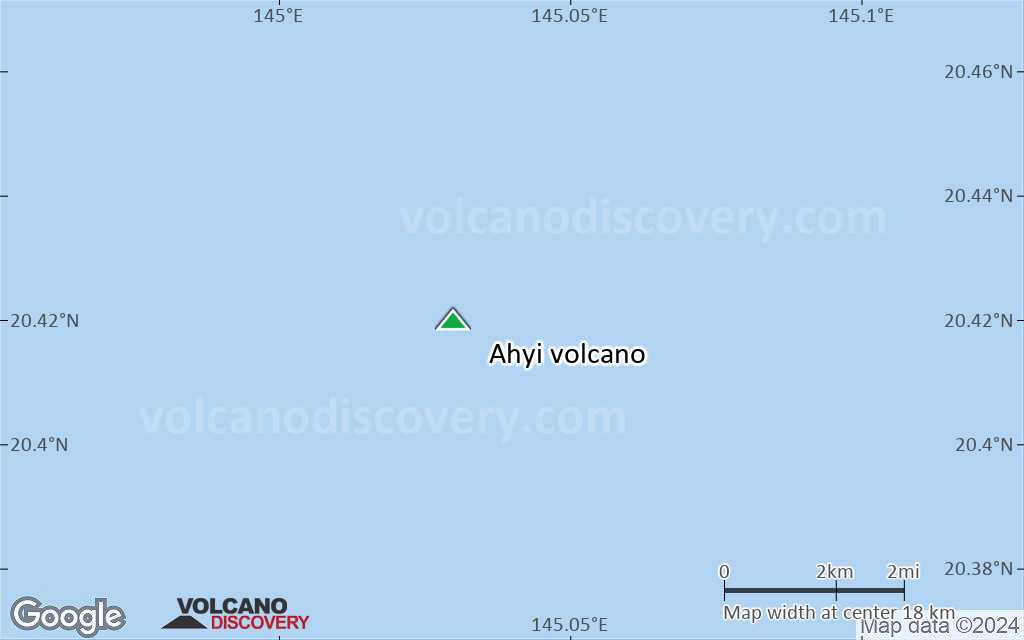 Terrain-type map of Ahyi volcano (scale of approx. 10-20 km)