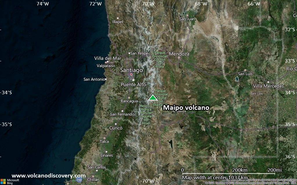 Maipo Volcano, Chile / Argentina - facts & information | VolcanoAdventures