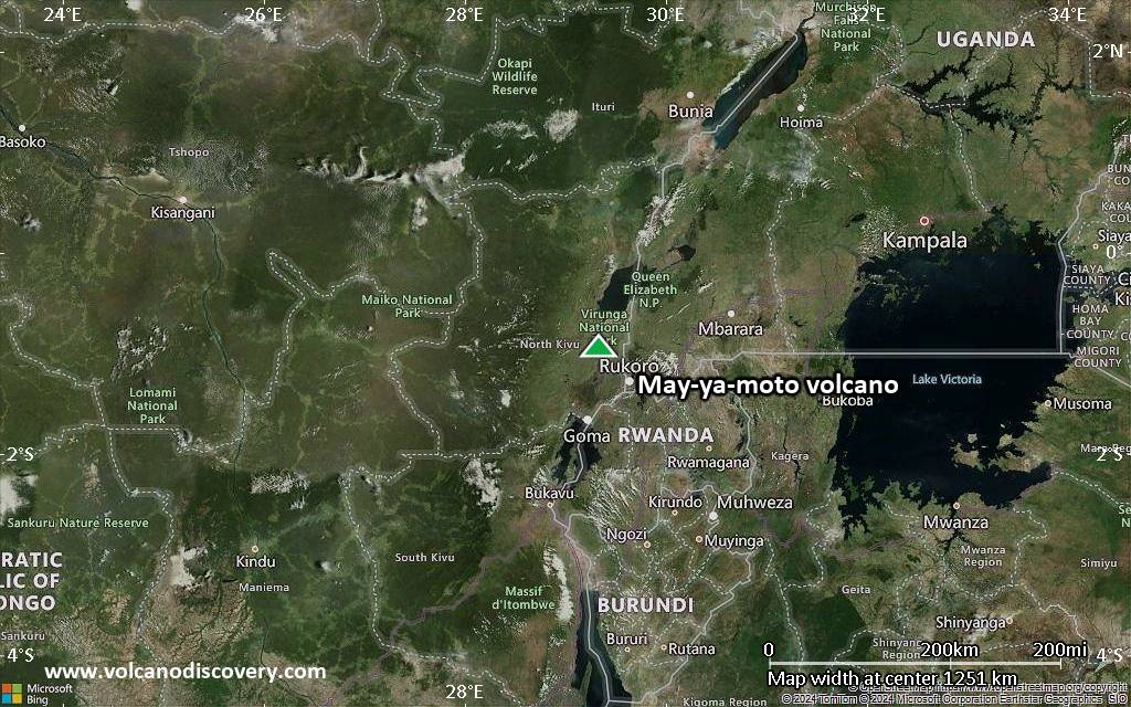 Satellite/aerial-type map of May-ya-moto volcano (region scale small)