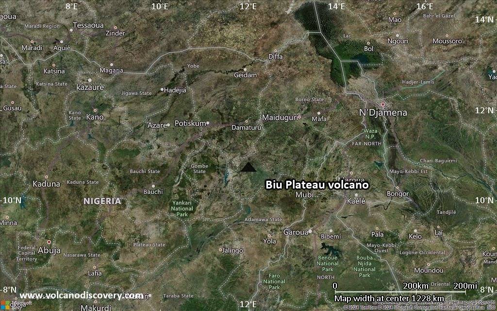 Biu Plateau Volcano, Nigeria - facts & information | VolcanoDiscovery