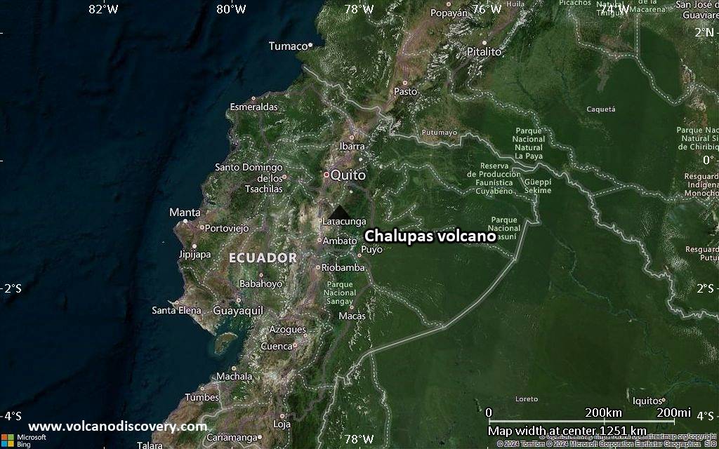 Chalupas Volcano Earthquakes: Latest Quakes Since 1970 