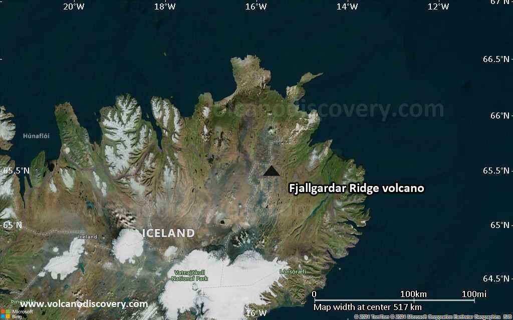 Fjallgardar Ridge Volcano Earthquakes: Latest Quakes Since 2018 ...