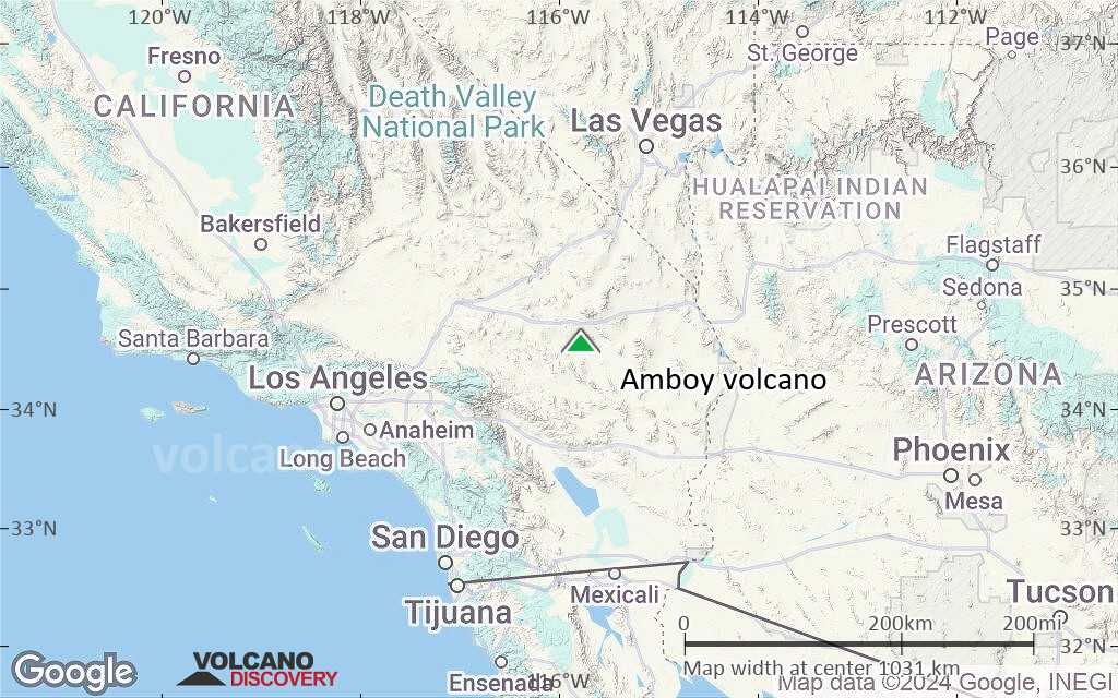 Terrain-type map of Amboy volcano (region scale small)