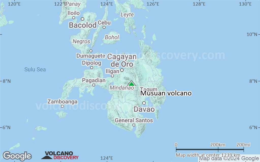 Terrain-type map of Musuan volcano (region scale small)